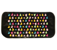 Ортопедический массажный коврик EasyFit 70 см с камешками