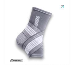 Бандаж для голеностопа EasyFit Flex с фиксирующим ремнем (S)