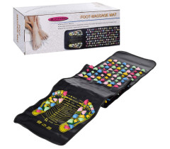 Ортопедический массажный коврик EasyFit 120 см с камешками