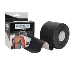 Кинезиологический тейп EasyFit Kinesio черный