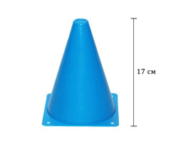 Конус-фишка спортивная EasyFit 17 см синяя