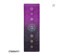Коврик для йоги EasyFit Chakra Flow (замша-каучук)