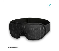 Маска для сна 3D EasyFit Dream с эффектом памяти (черная)