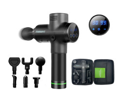 Перкуссионный массажер EasyFit Percussio для тела с 6 насадками