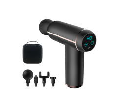 Массажный пистолет EasyFit Impact для тела с 4 насадками