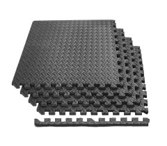 Татами мат EasyFit SwallowTail-2 4 шт (60х60х2 см) пазл ласточкин хвост с бортиком