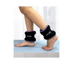 Утяжелители EasyFit Comfort 1,5 кг для ног и рук  с металлом (пара)