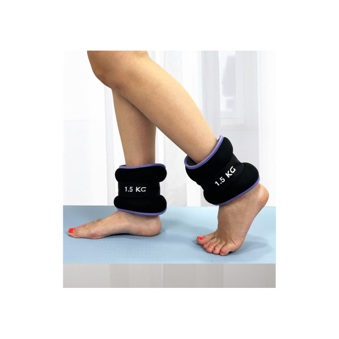 обтяжувачі EasyFit Comfort 1,5 кг для ніг та рук з металом (пара)