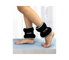 Утяжелители EasyFit Comfort 2 кг для ног и рук  с металлом (пара)