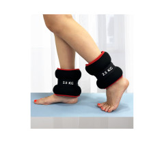 Утяжелители EasyFit Comfort 2,5 кг для ног и рук  с металлом (пара)