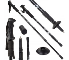 Палка для скандинавской ходьбы EasyFit Energia черная