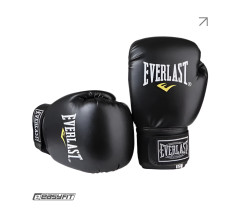 Боксерские перчатки Everlast 10 унций (10 oz) черные