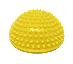 Полусфера массажная балансировочная EasyFit 16 см (мягкая) желтая