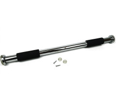 Раздвижной распорный турник EasyFit 63-100 см Хром