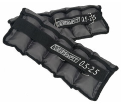 Утяжелители для ног и рук с металлом EasyFit Metal наборные со сменным весом 0,5-2,5 кг