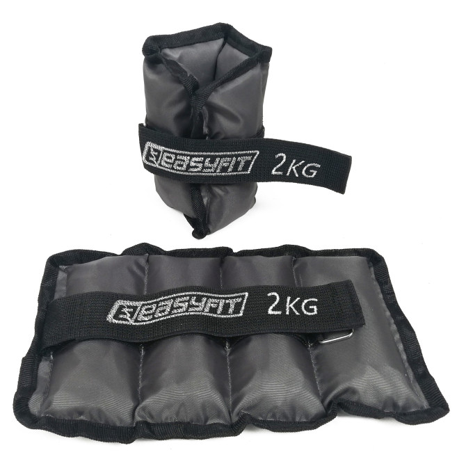 Обтяжувачі для ніг та рук з металом EasyFit Metal 2 кг (пара)