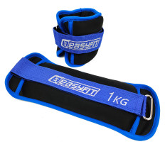 Обтяжувачі для ніг та рук з металом EasyFit MYAKI по 1 кг (пара)