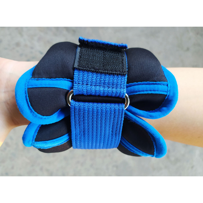 Обтяжувачі для ніг та рук з металом EasyFit MYAKI по 1 кг (пара)