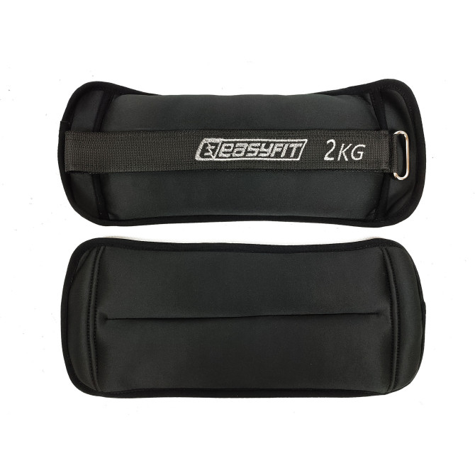 Обтяжувачі для ніг та рук з металом EasyFit MYAKI по 2 кг (пара)